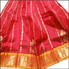 Maroon Pattu Parikini with contrast border-(SSV-3) - Click here to View more details about this Product